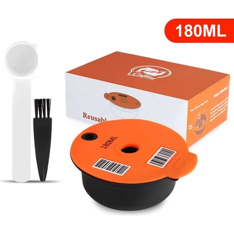 Wiederverwendbare 180-ml-Kaffeekapsel für Bosch Tassimo-Maschinen mit herausnehmbarem Filter, rutschfeste Kaffeepads mit gut lesbarem Barcode, Kaffeefilterkapsel für das Homeoffice (1/5)