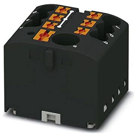 bloque de distribución phoenix contact ptfix 6/6x2,5 corriente nominal 24 A voltaje nominal 450 V