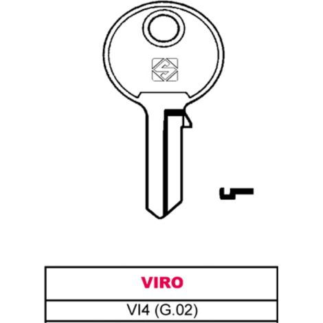 Silca chiave asc vi4 (g.vac 0) viro (20 pezzi) - Silca