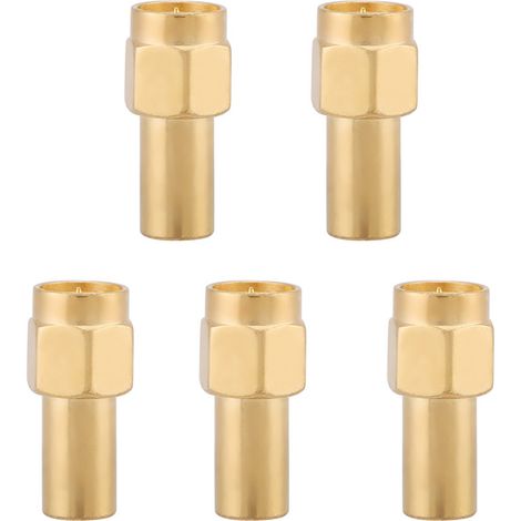 5 connecteurs SMA mâles RF coaxiaux adaptés, terminaison de charge 50 ohms 2 W (1/5)