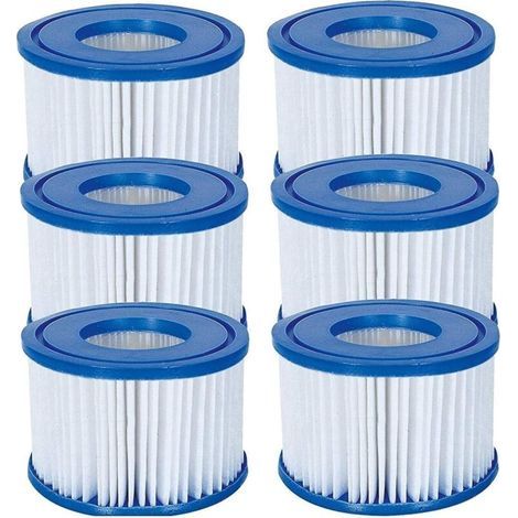 Filtre de rechange Bestway pour spa de type VI, paquet de 6 (6 pièces) (1/5)