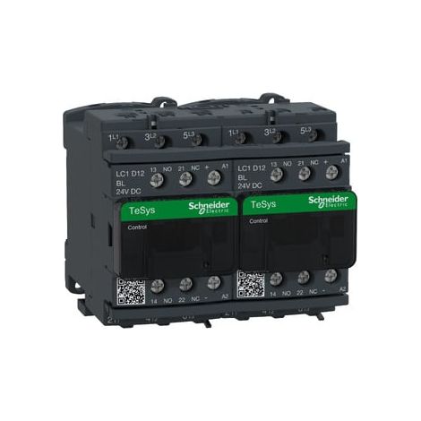 TeSys LC2D - contacteur inverseur - 3P - AC-3 440V - 12A - bobine 24Vcc