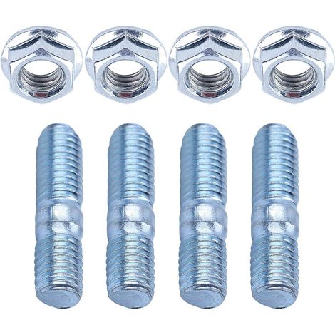 Adefol Lawn Mower Engine Exhaust Muffler Bolt Screw Nut 8pcs Kit for Hond GX110 GX120 GX160 GX200 5.5HP 6.5HP Replacement Parts for 90047-ZE1-000 (1/5)