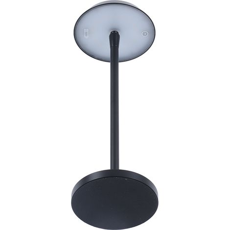 Moderne LED-Schreibtischlampe im nordischen Design, Augenschutz für Schüler und Studenten, USB-aufladbar, stimmungsvolles Nachtlicht, für Schlafzimmer, Studentenwohnheim, Büro, zum Lesen, schwarz. (1/5)