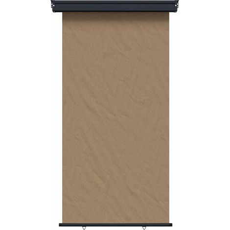 Balkon Seitenmarkise 100% Polyester Eisen Stahl vidaXL