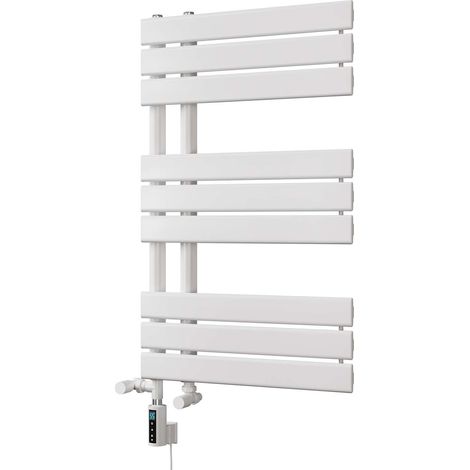 Tristan - White Dual Fuel Towel Rail H816mm x W500mm Thermostatic WIFI (1/3)