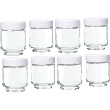 ROMMELSBACHER JUEGO DE VASOS DE REPUESTO PARA YOGURTERA JG 8, VASO JG 8 (1/4)