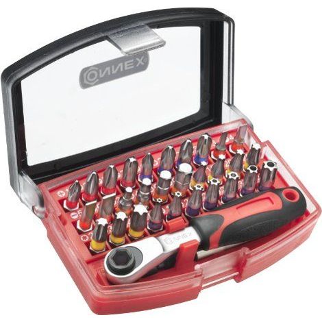 CONNEX JEU D EMBOUTS + CLIQUET 32PCS (1/4)