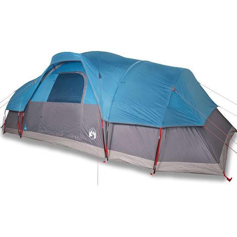 vidaXL Tienda de campaña familiar iglú 11 personas impermeable azul (1/2)