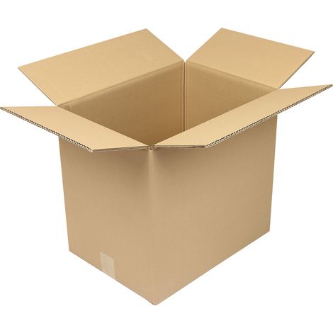Faltkarton 2-wellig Maße 430x310x390mm A3 Qualität 2.3BC braun braun (1/2)