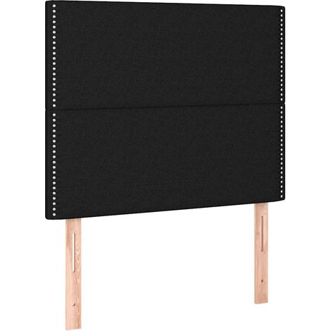 Maison Exclusive - Tête de lit Noir 90x5x118/128 cm Tissu (1/5)