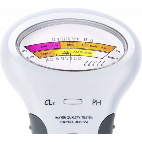 1 Testeur qualité eau, pH et Chlore électronique, câble 13 cm, pour Piscine et SPA familial (1/4)