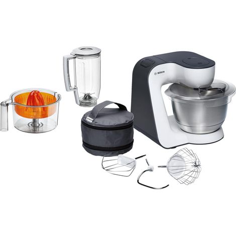 Bosch Haushalt Serie 4 Robot de cuisine 800 W blanc, anthracite (1/4)