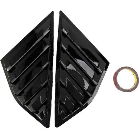 Compatibles avec les modèles Ford Focus ST MK3 à hayon 2012-2018, grilles d'aération latérales arrière en noir brillant. (1/5)