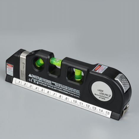 Niveau Laser Bulle à Mesurer Ruban Infrarouge Outil de Mesure pour Travail du Bois (1/3)