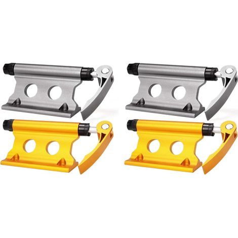 4x Supports de Fourche de Vélo Support de Camion de Vélo de Toit Support de Vélo Bloc de Montage de Camion (1/2)