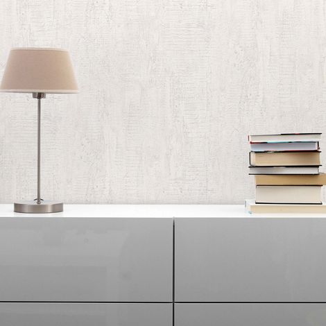 TADESSI Tapete Beton Lauro M1-No.894 Vliestapete Weiß Modern Betonoptik Urban Betonwand Wohnzimmer Schlafzimmer Küche (1/5)