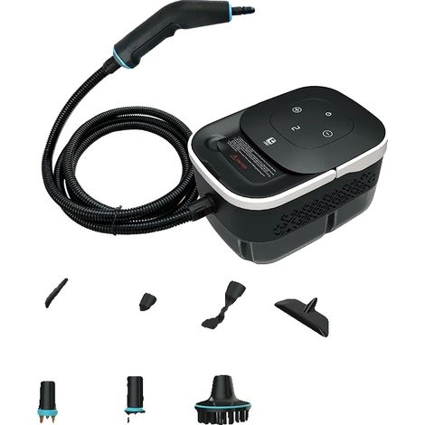 Nettoyeur à vapeur, Design portable, Durée de vapeur prolongée, noir, 220V-240V prise EU (1/2)