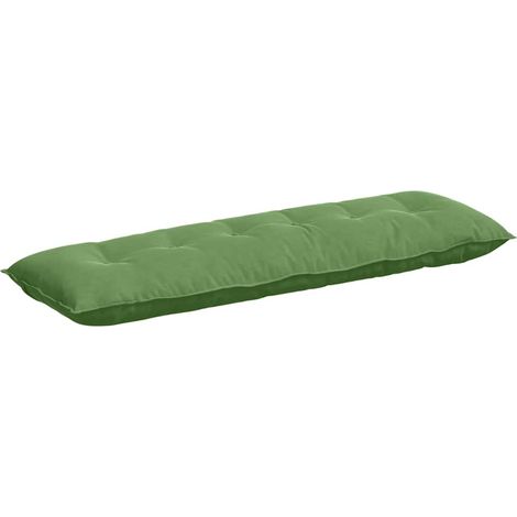 Back Pillow Light Green 160 x 50 cm Corduroy Fabric vidaXL