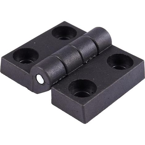 Charnières de porte en plastique noir 63 mm x 50 mm pour meubles