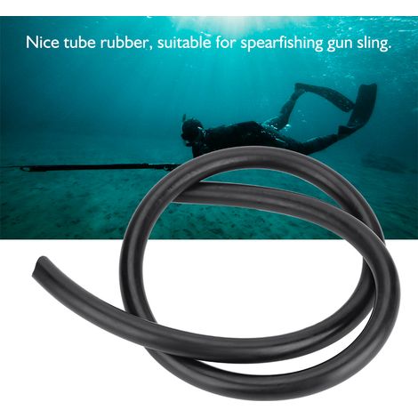 3 Bandeaux Élastiques 16mm pour Fusil de Chasse Sous-Marine - Tuyau Latex 1m pour Plongée et Pêche (1/5)