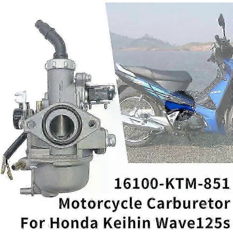 16100-KPH-883 16100--8511 6100-KPH-972 Carburateur compatible avec Keihin Wave 125s, Anf 125, Wave Innova, Karisma, Supra 125 S (1/5)