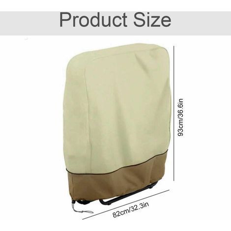 Housse de protection pour chaise de jardin - Bâche Oxford pliable pour chaise de jardin (1/4)