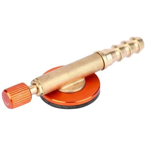 Adaptateur de Recharge de gaz, Adaptateur de cuisinière à gaz en Laiton Adaptateur Universel de Recharge de gaz Adaptateur de Commutation de gaz Durable pour Camping en Plein air(Rouge) (1/5)