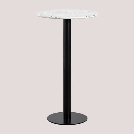 Tavolo alto da bar rotondo con effetto terrazzo (Ø60 cm) Dolce SKLUM            