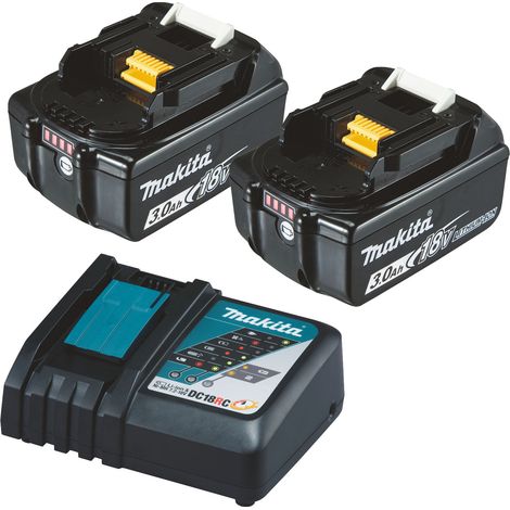 Power Pack 18V LXT (2x3,0 Ah) mit einfachem Ladegerät - MAKITA Y-00197