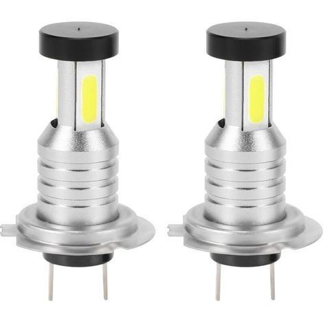 Kit D'Ampoule de Phare 2X H7 LED Feux Croisement 100W 30000LM Super 6000K Blanc (1/4)