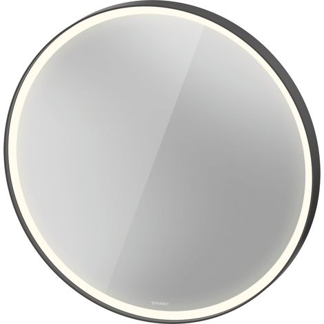Duravit L-Cube Spiegel mit integrierter Beleuchtung, rund, LED