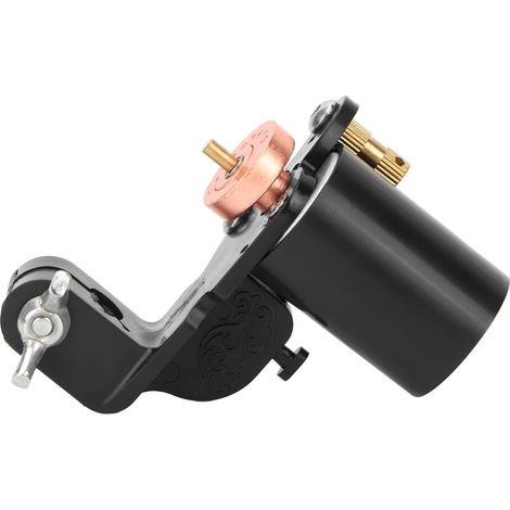 Machine à tatouer à moteur rotatif avec roulement à roue excentrique noir pour liner et shader (1/5)