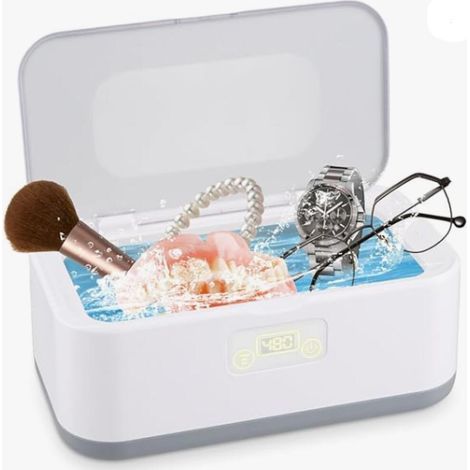 Nettoyeur Ultrasons 50kHz, 800ml Nettoyeur Ultrasons Lunettes avec 5 Réglages de Temps Ultrasonic Cleaner Nettoyage Profond 360° à Toucher Unique (1/5)