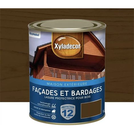 Lasure Xyladécor Façade et bardages Chêne foncé 1 L (1/3)