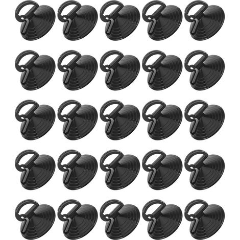 Lot de 200 Mini Extracteurs d'Ampoules en Silicone 35 MM Noir Ventouses pour Ampoules Compactes Outil Changeur d'Ampoule Pratique pour Éclairage Domestique et Bureau