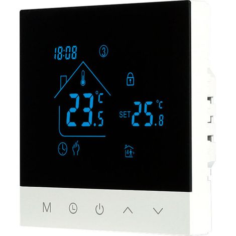 Tuya WIFI Water Floor Heating with 3A Thermostat, Smart Thermostat Switch, Wall Mounted Water Boiler Thermostat and APP Remote Electric Heating (1/3)
