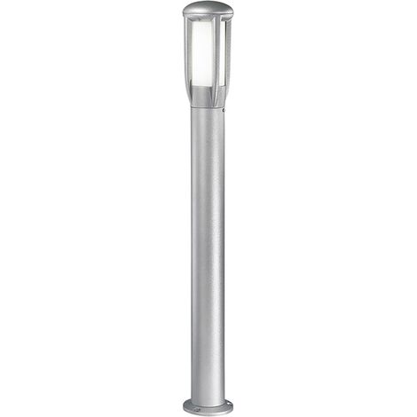 Borne De Sol De Jardin Atlas Ip65 - Borne Grise Avec Douille E27 Pour Ampoules Led - Structure En Aluminium Moulé Sous Pression - Groupe Rossini (1/3)