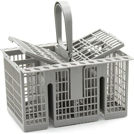 UniverselGrand espace Panier à couverts pour lave-vaisselle Hotpoint 99673-8729, C00257140, C00386607 Gris (1/5)