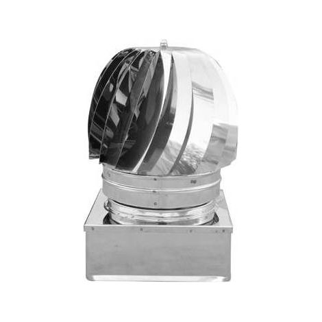 TIRAFUMI BASE QUADRA EN ACIER INOXYDABLE Dimensions : 350 x 350