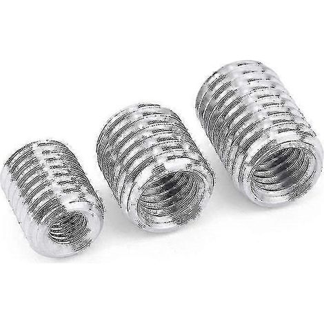 Raccord fileté extérieur M10 intérieur M6 (5 pièces) - Adaptateur pour tube creux fileté intérieur/extérieur - Vis à tête fendue (1/4)