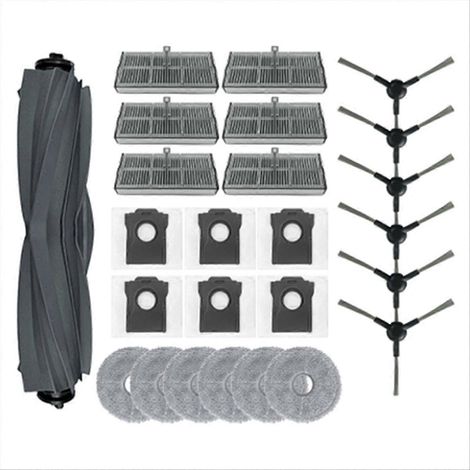 Hauptbürste + Filter für den Saugroboter L10s Pro Ultra, kompatible Ersatzteile, Wartungsset, einfacher Austausch, hohe Effizienz, Set mit 2 Zubehörteilen. (1/5)