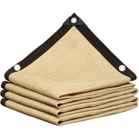 Voiles D'Ombrage pour Patio Voile,Ombrage Pergola,Voile Ombrage Jardin Filet D'Ombrage avec Perforations 3mX4m- (1/4)
