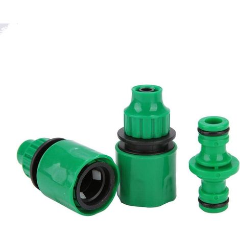 Connecteur rapide de tuyau 3 voies – Outil de réparation de tuyau d'arrosage pour jardin, avec fixations