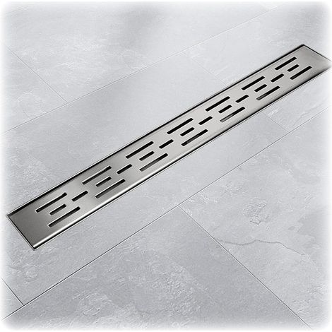 140cm Edelstahl Duschrinnen Ablaufrinnen Bodenablauf Duschrinne Duschablauf Matrix