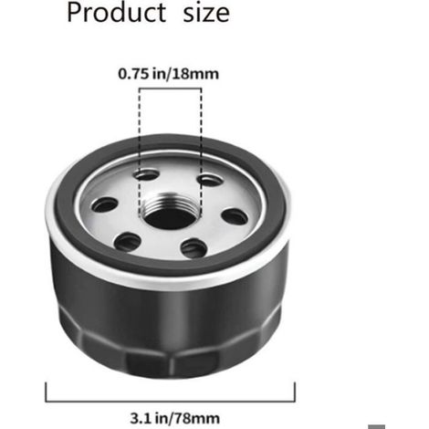Filtre à huile de remplacement pour AM125424, AM39687, AM119567, LG492932S, GY25077, Kawasaki 49065-700749065-2 05749065-2076