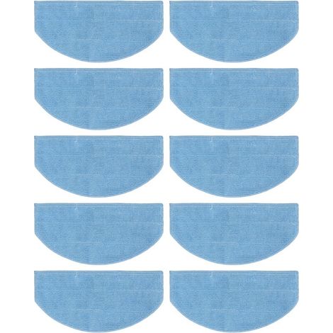 Trywise – 10 lingettes ultrafines en microfibre pour nettoyage de robot aspirateur, accessoires lavables et réutilisables pour balayage automatique