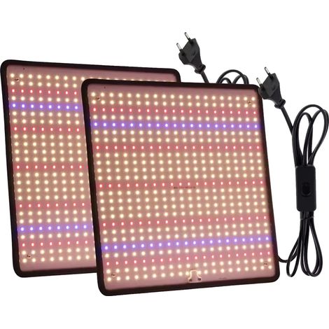 Lampe de culture LED, spectre complet, économe en énergie, 2PCS (1/2)