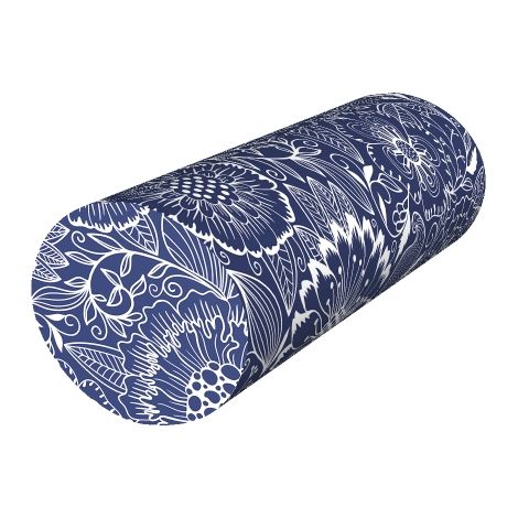 Cuscino riabilitativo a rullo Granada Ø15x40 cm - velluto, memory foam, per supporto di collo e schiena, Bertoni (1/5)