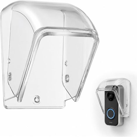 Couvercle Sonnette Étanche - 1 Unité - Polycarbonate - Flip-Top - Pour Tapo Et Sans Fil - Transparent (1/5)